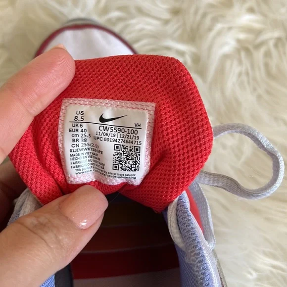 NIKE RYZ 365 CW5590 100 White/Washed Coral/Track Red - Picture 10 of 10